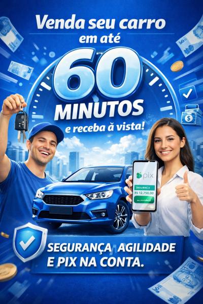 Venda seu carro em até 60 minutos